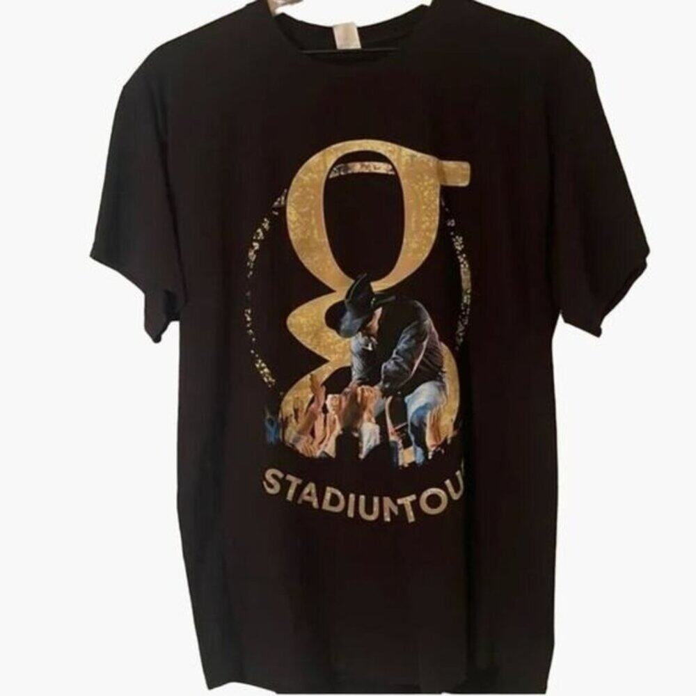 Garth Brooks Stadium Tour 2022 T-Shirt Size Large Black New Never Worn Clean smo